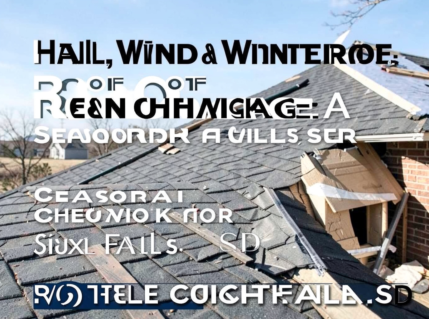 Hail, Wind, and Winter Roof Damage: A Seasonal Checklist for Sioux Falls, SD