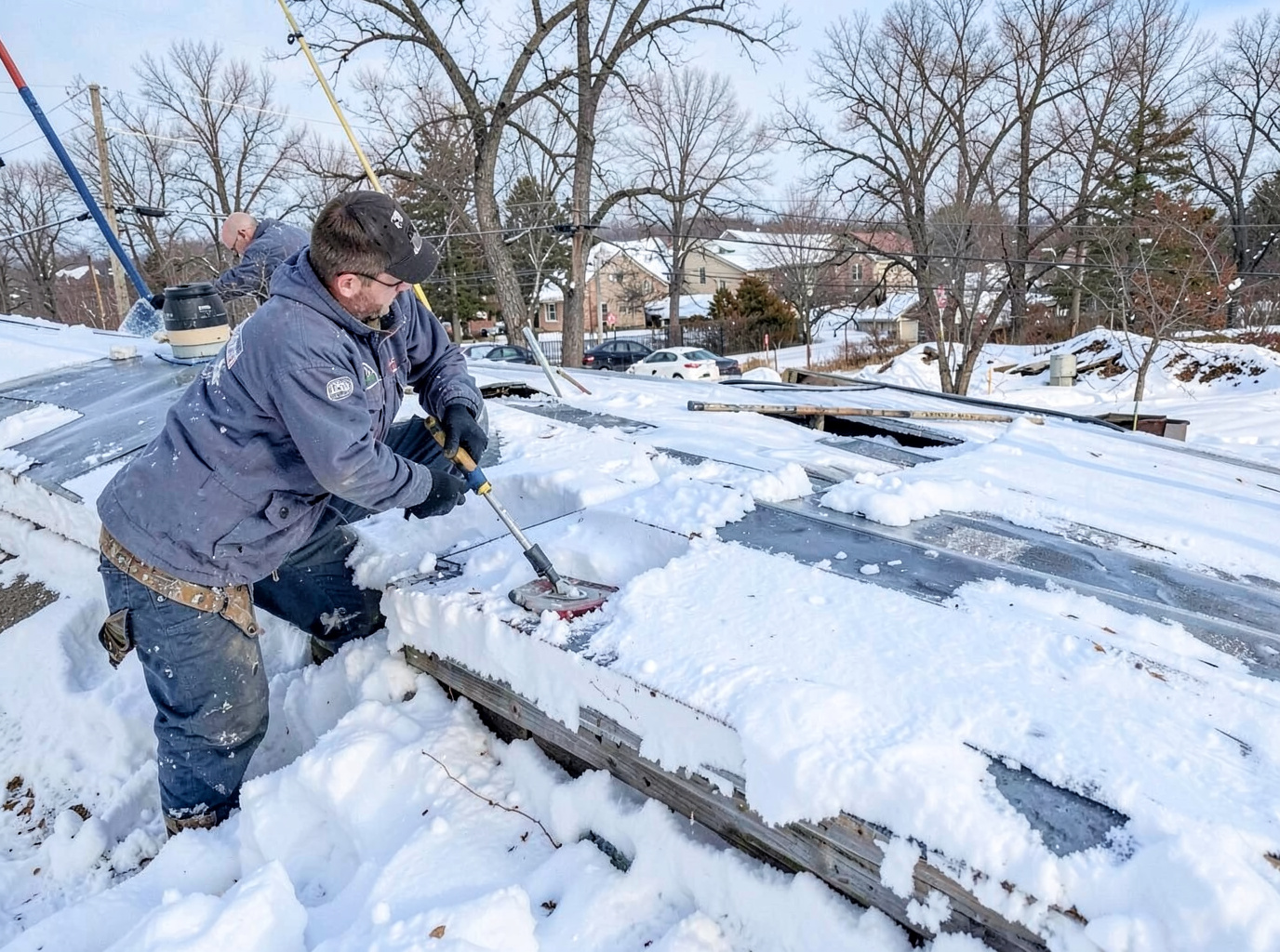 Snow And Ice Roof Damage Repair in Sioux Falls