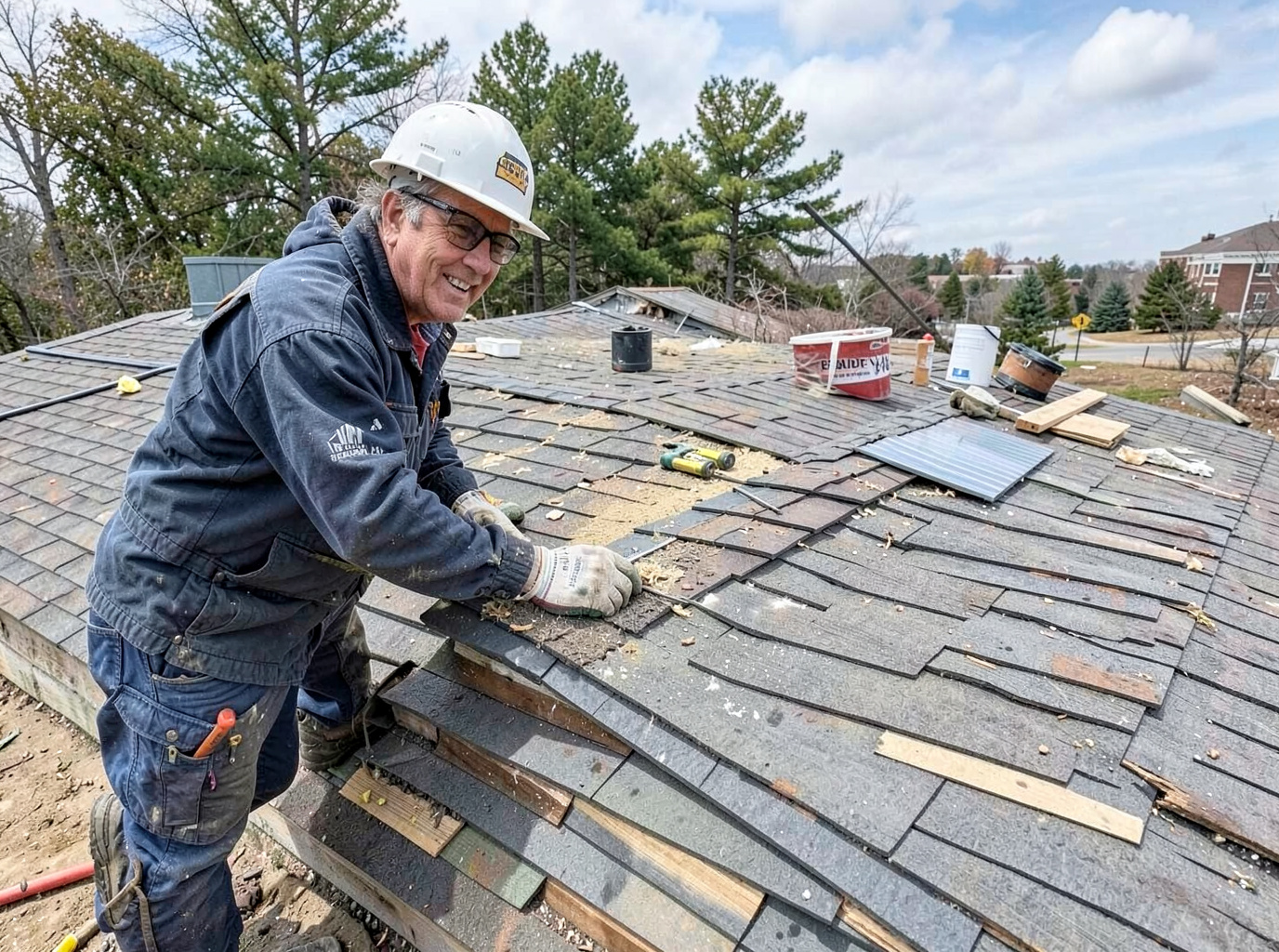 Wind Damage Roof Repair in Sioux Falls